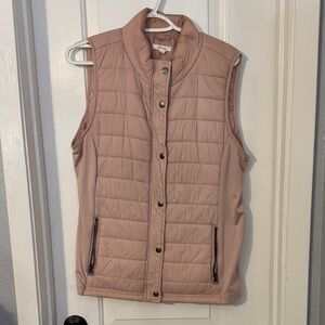 Maurices Pink Quilted Vest